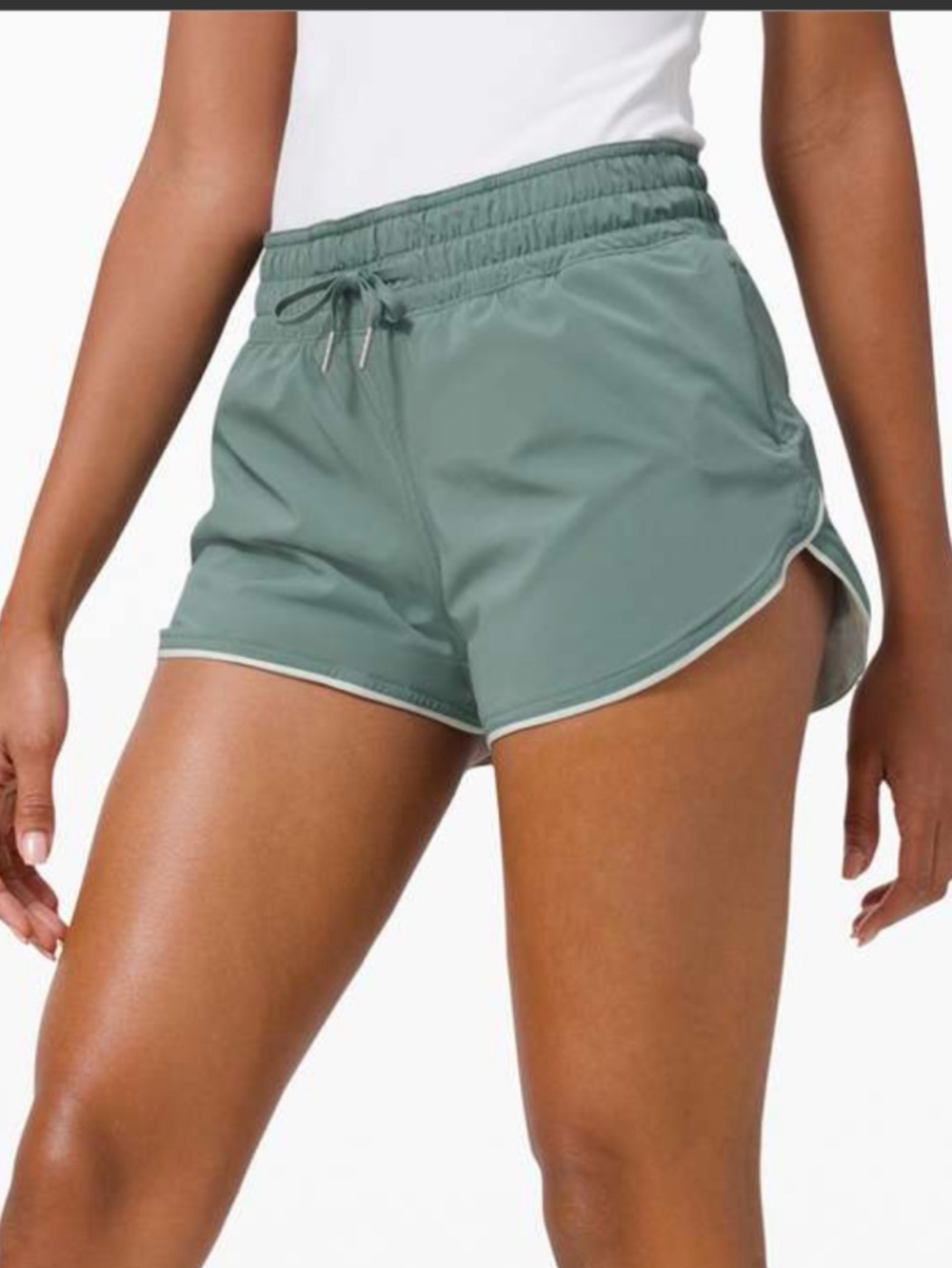 Lululemon Choose a Side Short in Tidewater Teal Springtime Size 12 *reversible*
